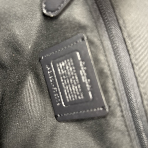 Coach Dark Brown Backpack with Floral Design - Picture 4 of 5